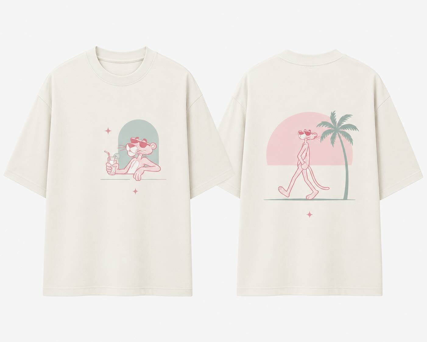Pink Panther T-Shirt / 260 GSM / Cotton