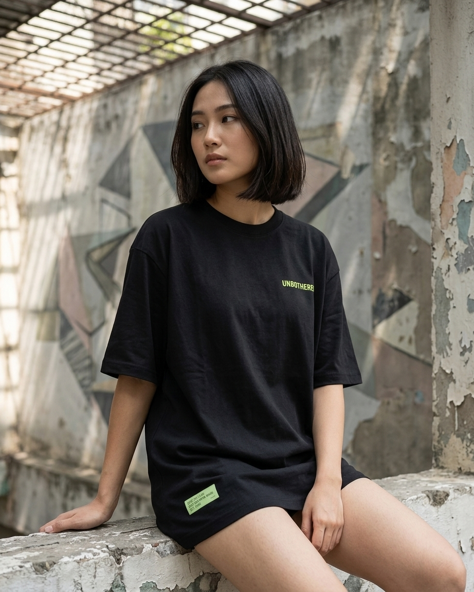 Black Cat T-shirt / 260 GSM / Cotton