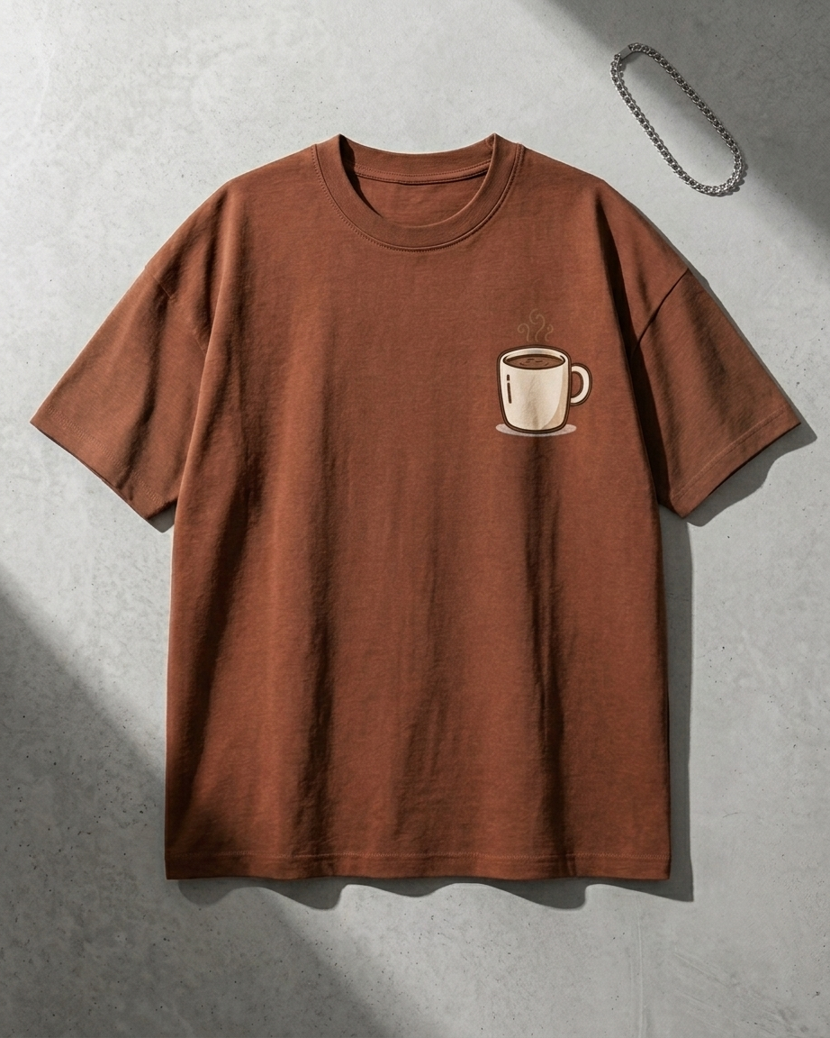 Coffee Mug T-Shirt / 260 GSM / Cotton