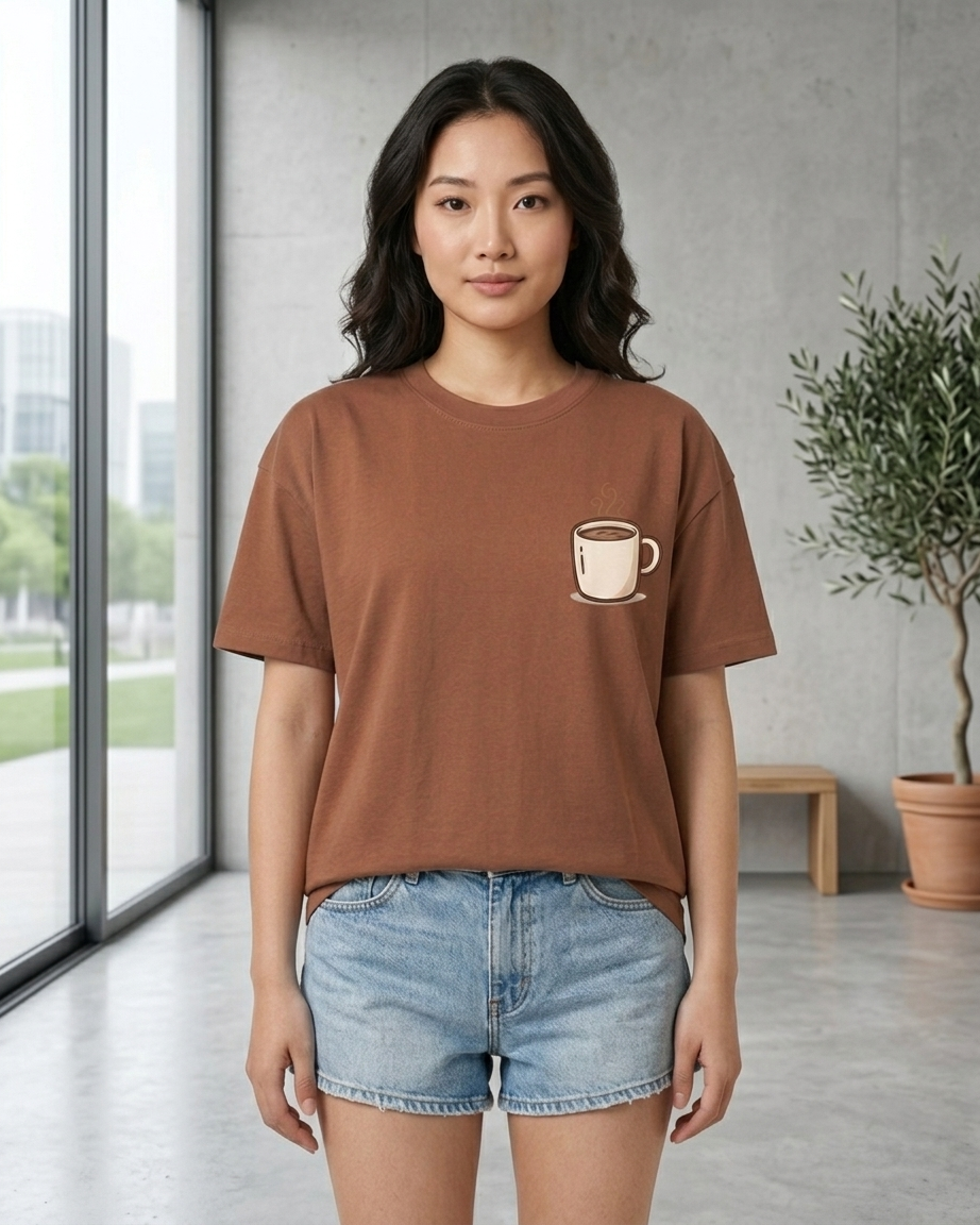 Coffee Mug T-Shirt / 260 GSM / Cotton
