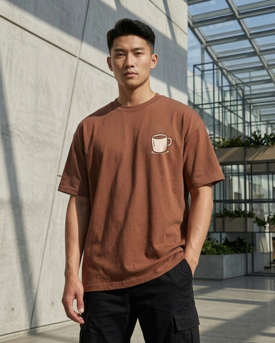 Coffee Mug T-Shirt / 260 GSM / Cotton