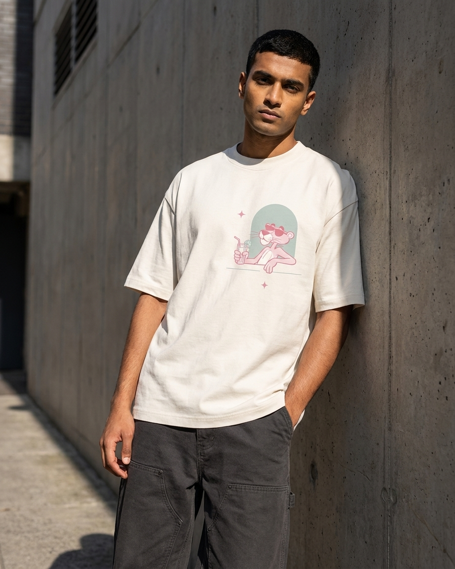 Pink Panther T-Shirt / 260 GSM / Cotton