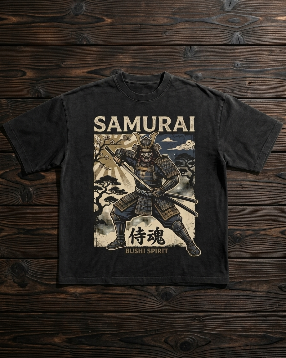 Samurai T-Shirt / 260 GSM / Cotton
